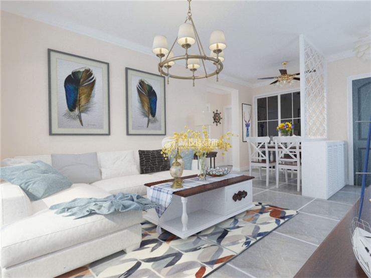 美式風(fēng)格美縫劑搭配裝修效果圖