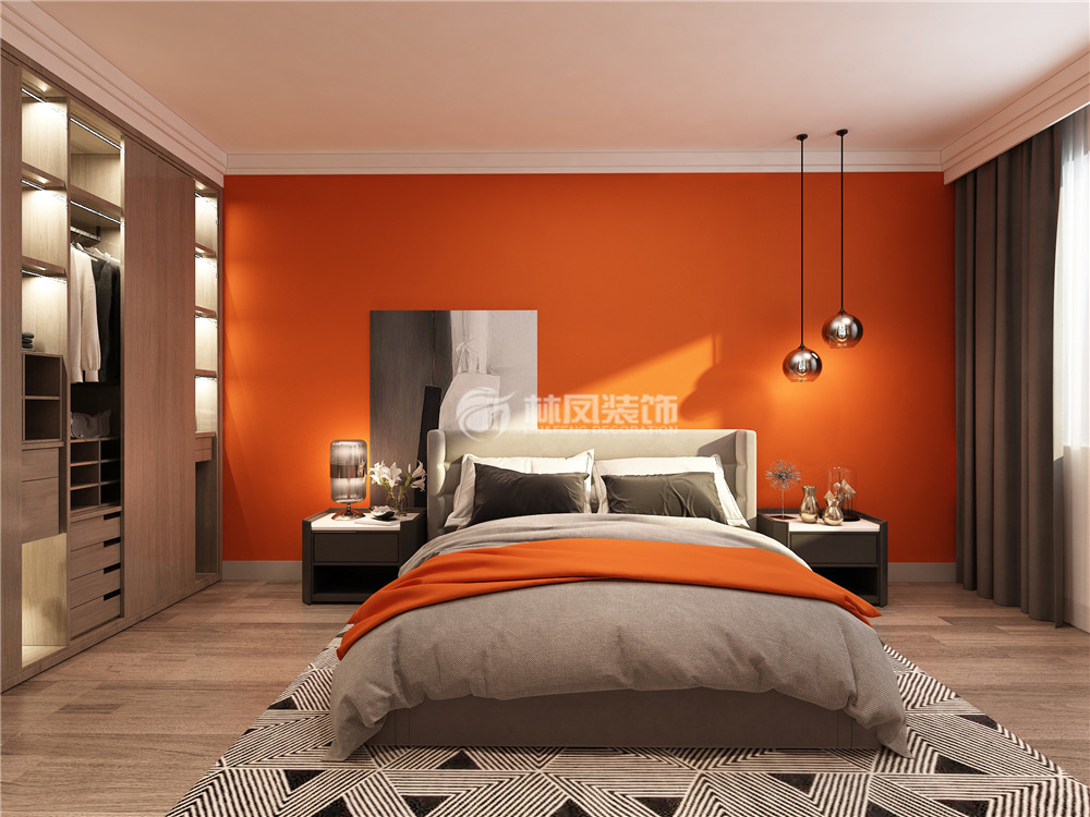 臥室嵌入式衣柜設(shè)計裝修效果圖