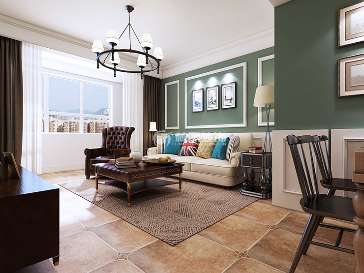 護(hù)墻板沙發(fā)背景墻設(shè)計裝修效果圖