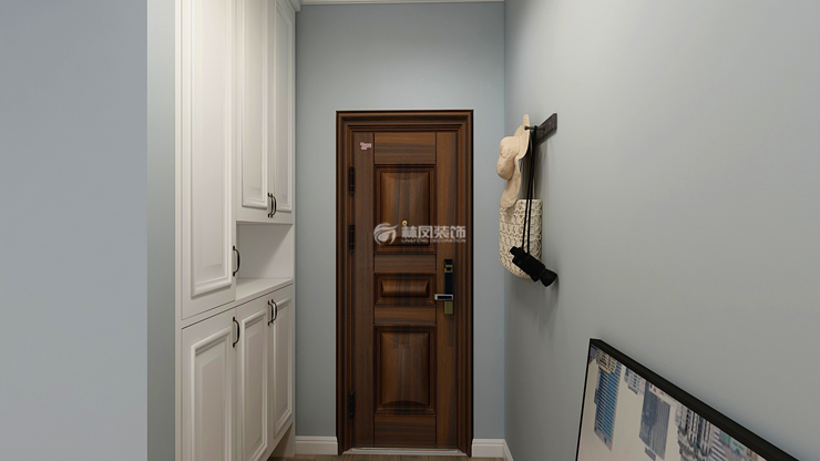 北歐風(fēng)格入戶門(mén)顏色選擇裝修效果圖