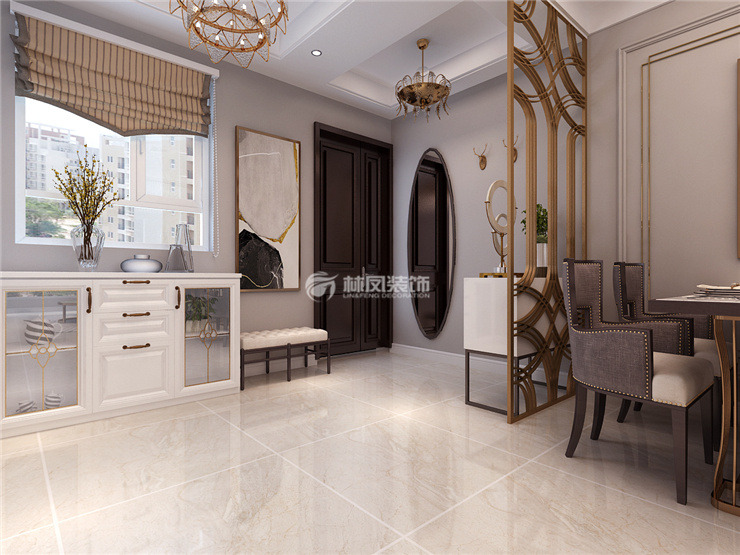 輕奢風(fēng)格入戶門(mén)顏色選擇裝修效果圖