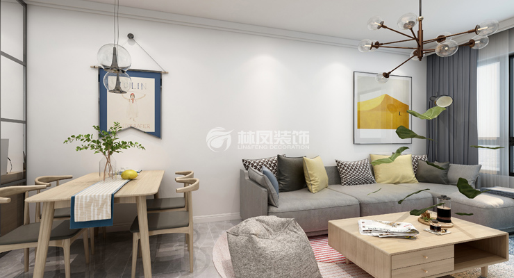 北歐風格局部吊頂裝修效果圖