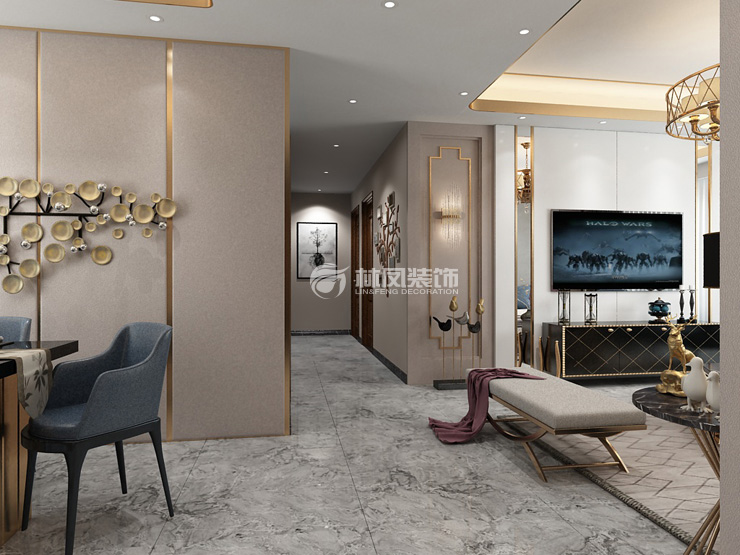 港式風(fēng)格過廊端景設(shè)計裝修效果圖