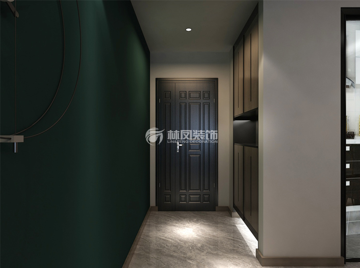 現(xiàn)代風(fēng)格過廊收納柜設(shè)計裝修效果圖