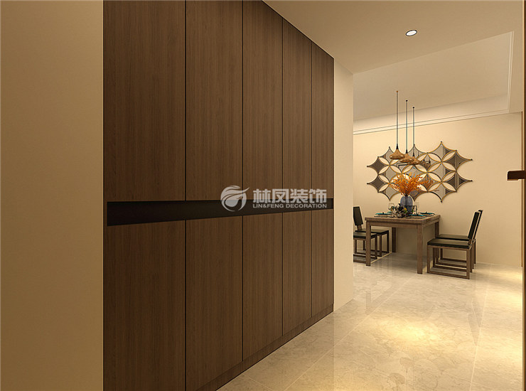 現(xiàn)代風格玄關(guān)鞋柜裝修案例