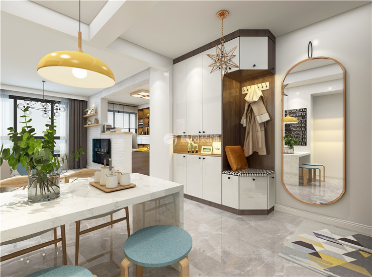 北歐風(fēng)格餐廳裝修效果圖