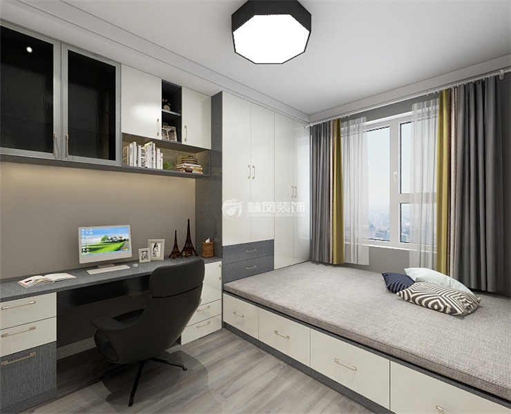 現(xiàn)代風格榻榻米設(shè)計裝修效果圖