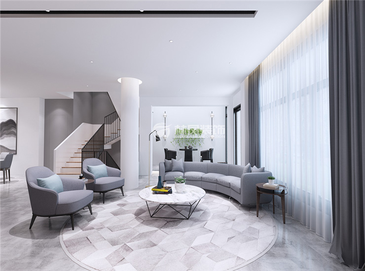 現(xiàn)代風格全屋吊頂裝修效果圖